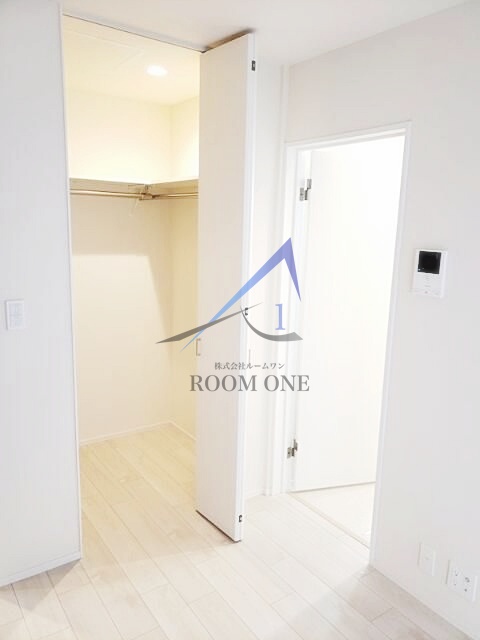 収納　ウォークインクローゼットです。