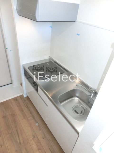 キッチン　2口コンロ設置済み