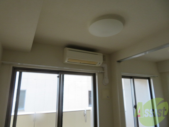 その他設備　エアコンが設置してありますので、寒暖対策もばっちり。