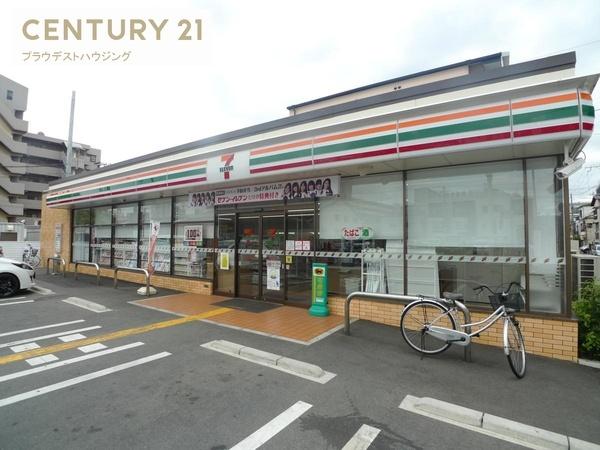 コンビニ　セブンイレブン大阪諏訪3丁目店（コンビニ）まで500m