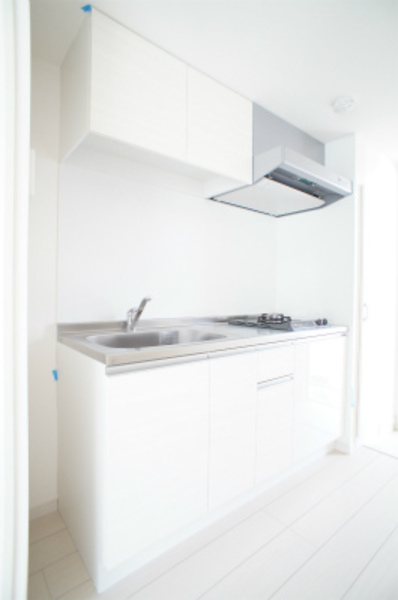 キッチン　2口ガスシステムキッチン