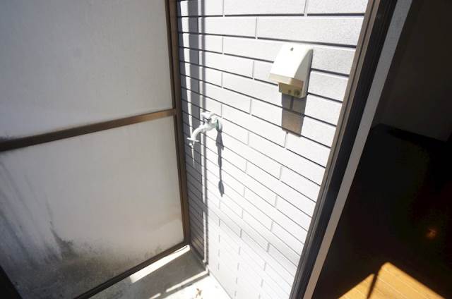 バルコニー　洗濯置き場
