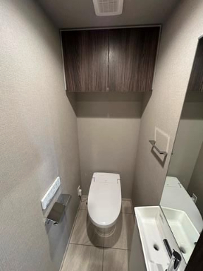 トイレ　ゆったりとした空間のトイレです