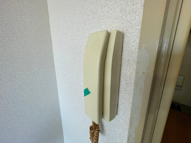 セキュリティ　インターホンです