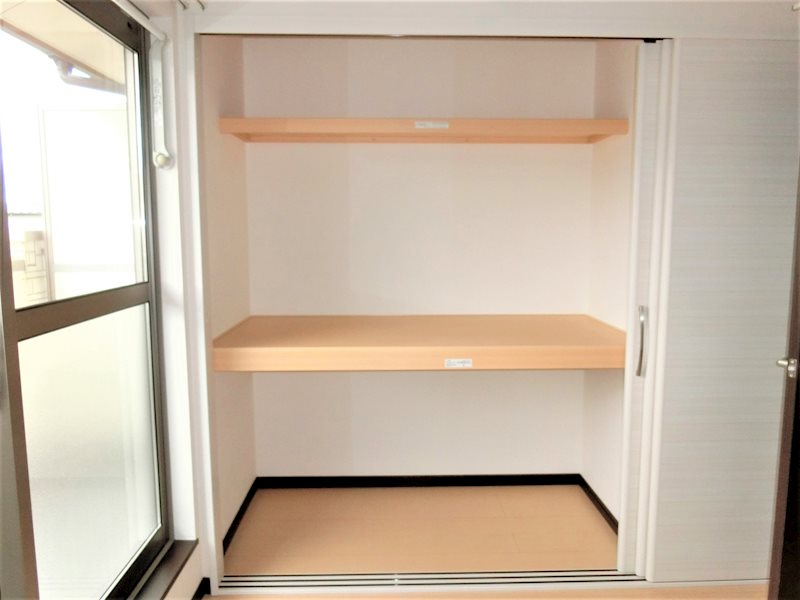 収納　ご家族の荷物をたっぷり収納可能です。
