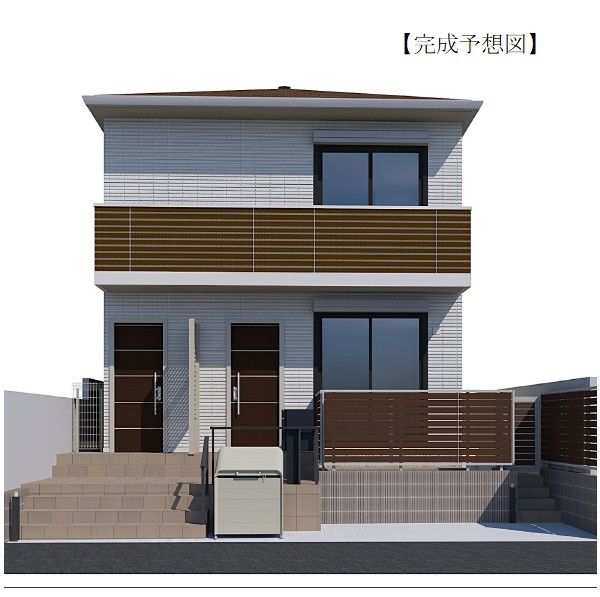 建物外観　【積水ハウス施工軽量鉄骨造２階建シャーメゾン】～ケーズハウ…