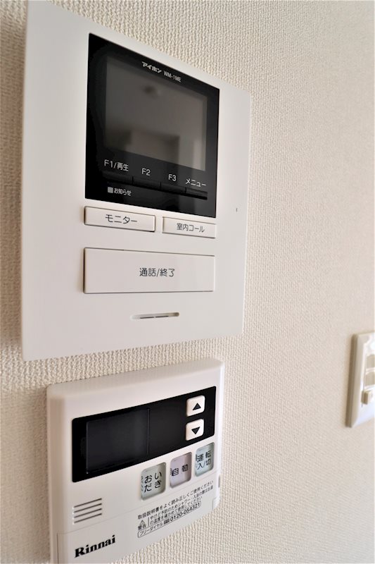 セキュリティ　ドアホン付きのため安心安全です。
