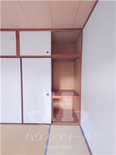 収納　たっぷりとした収納スペースです