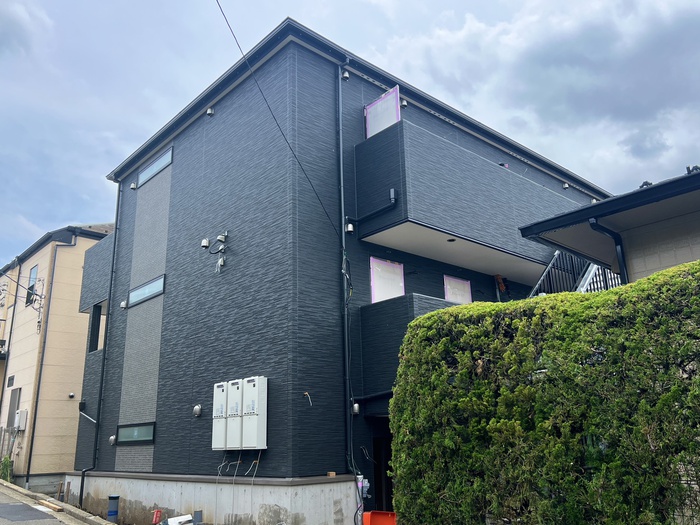 建物外観　建築中