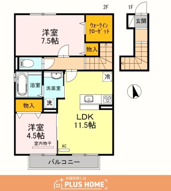 D-room木ノ本の間取り写真