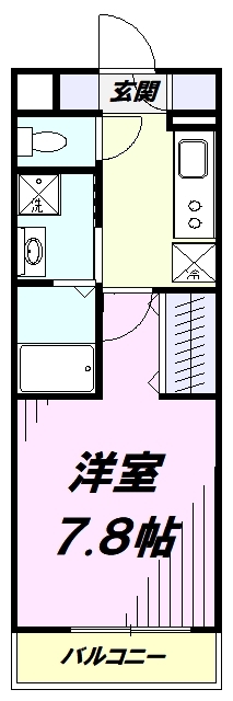 ラ パーチェ Sの間取り写真