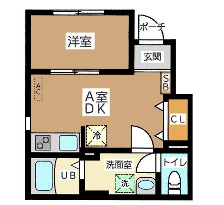 AZURE Meguro Gohongi Aの間取り写真