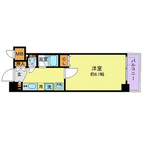 西武池袋線 椎名町駅 徒歩1分 12階建 築15年の間取り写真