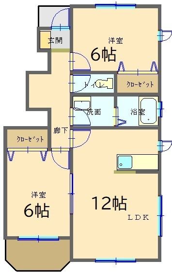 サンパティック・M Bの間取り写真