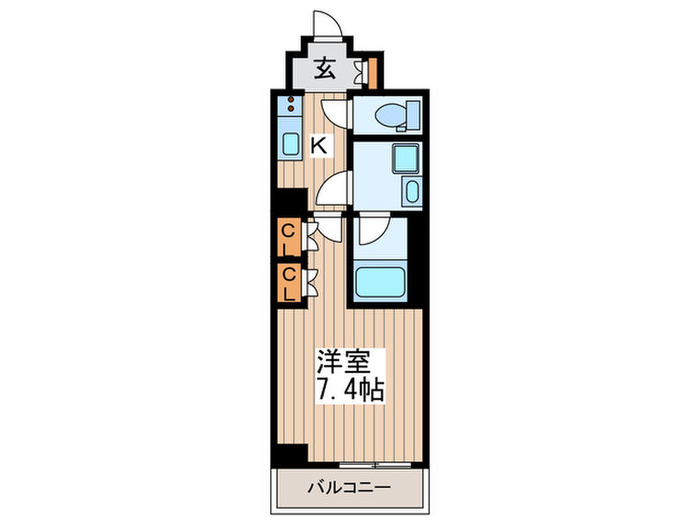 プレール・ドゥーク新宿WESTの間取り写真