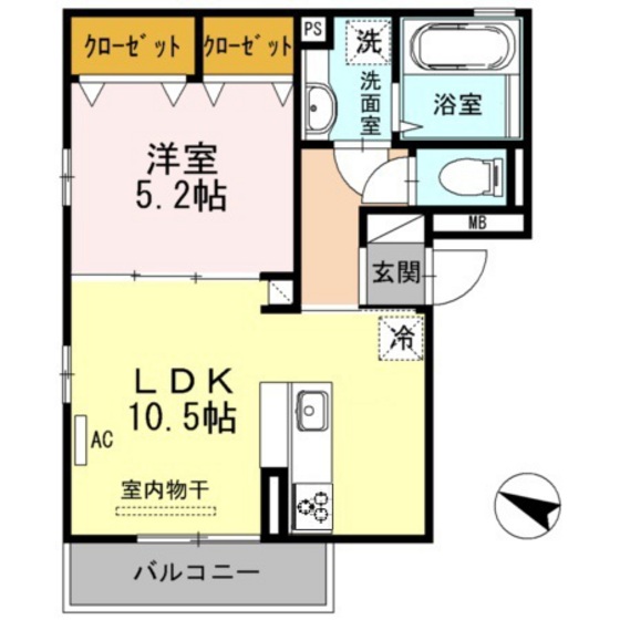 月西荘の間取り写真