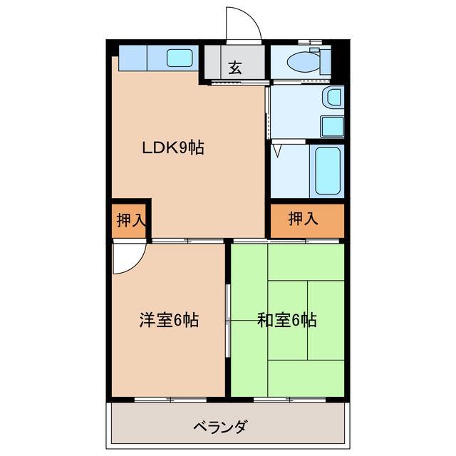 畑マンションIの間取り写真
