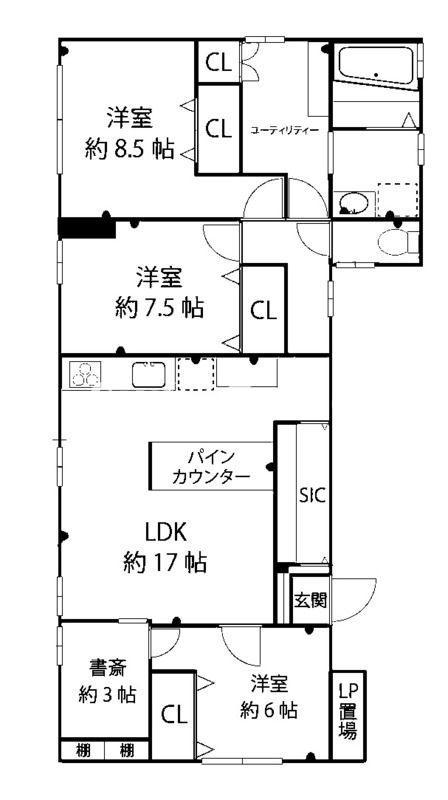 ソルナ板宿の間取り写真