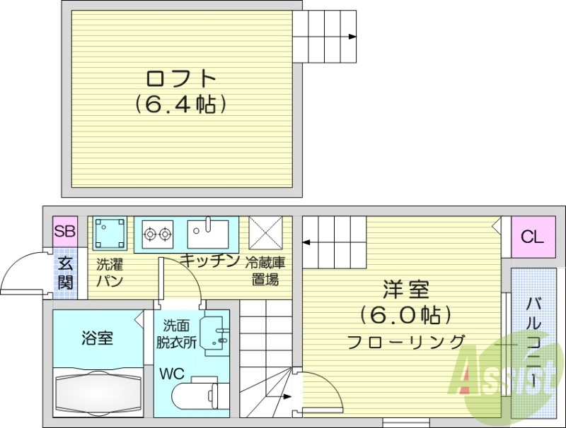 LUNAHOUSE2の間取り写真