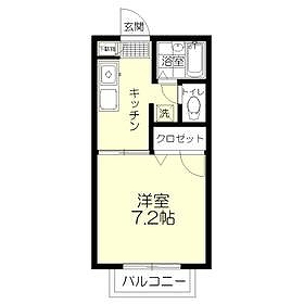 リヴェール高林Bの間取り写真