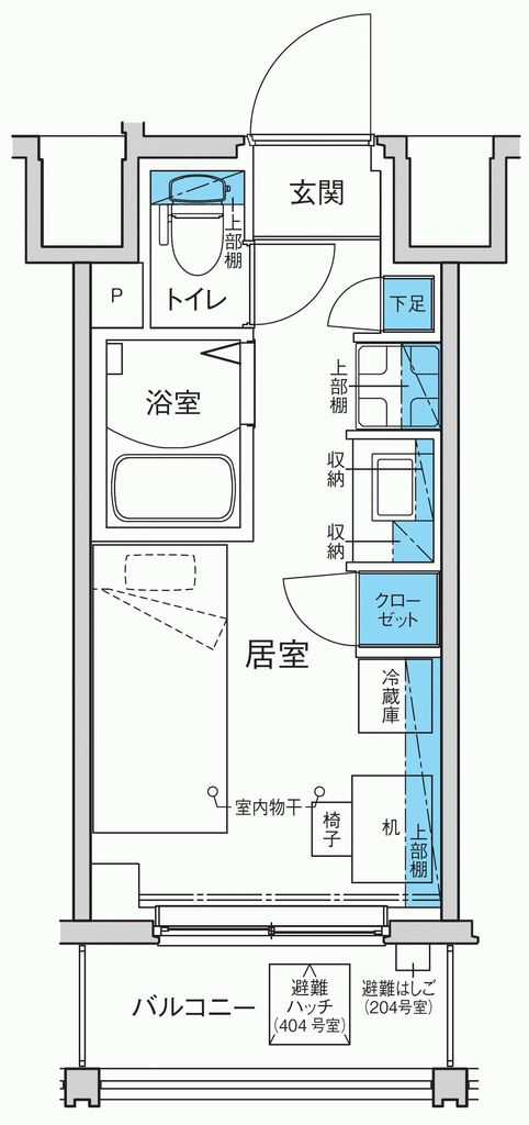 キャンパスヴィレッジ千歳烏山の間取り写真
