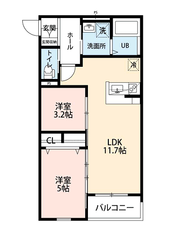 robot home 高宮の間取り写真