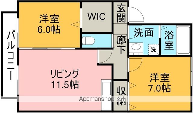 ＪＲ中央本線 神領駅 徒歩35分 2階建 築22年の間取り写真