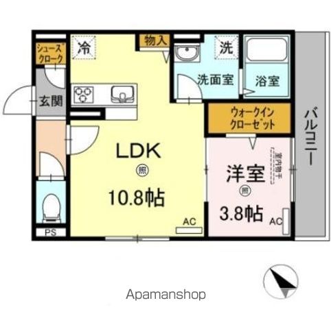 D-room Hakata Eastの間取り写真