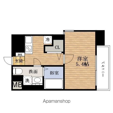 地下鉄千日前線 阿波座駅 徒歩6分 12階建 築13年の間取り写真