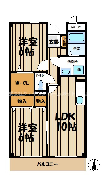ラフィネの間取り写真