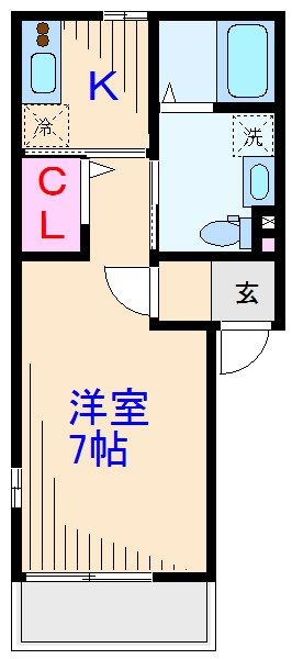 ＪＲ南武線 平間駅 徒歩8分 3階建 築7年の間取り写真