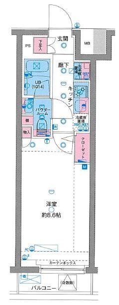 GENOVIA東向島skygardenの間取り写真