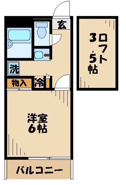 レオパレスGloriousの間取り写真
