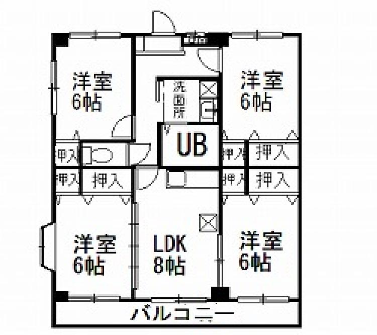 ロイヤルコート富士見の間取り