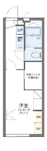 レオパレス紺屋町の間取り