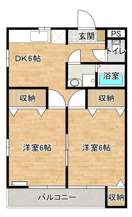 フルーツハウスの間取り