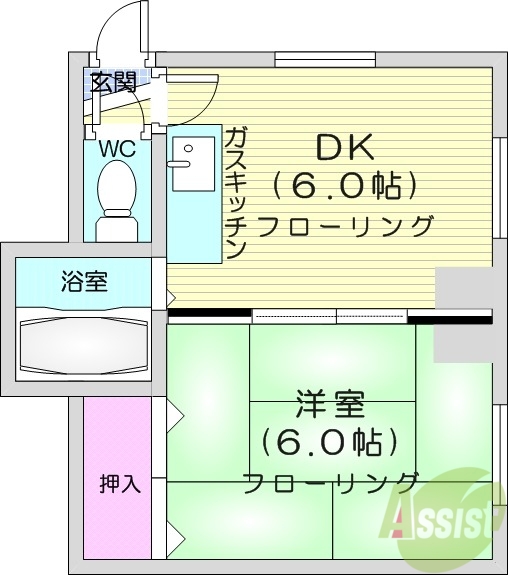 セ・ザンヌ3の間取り