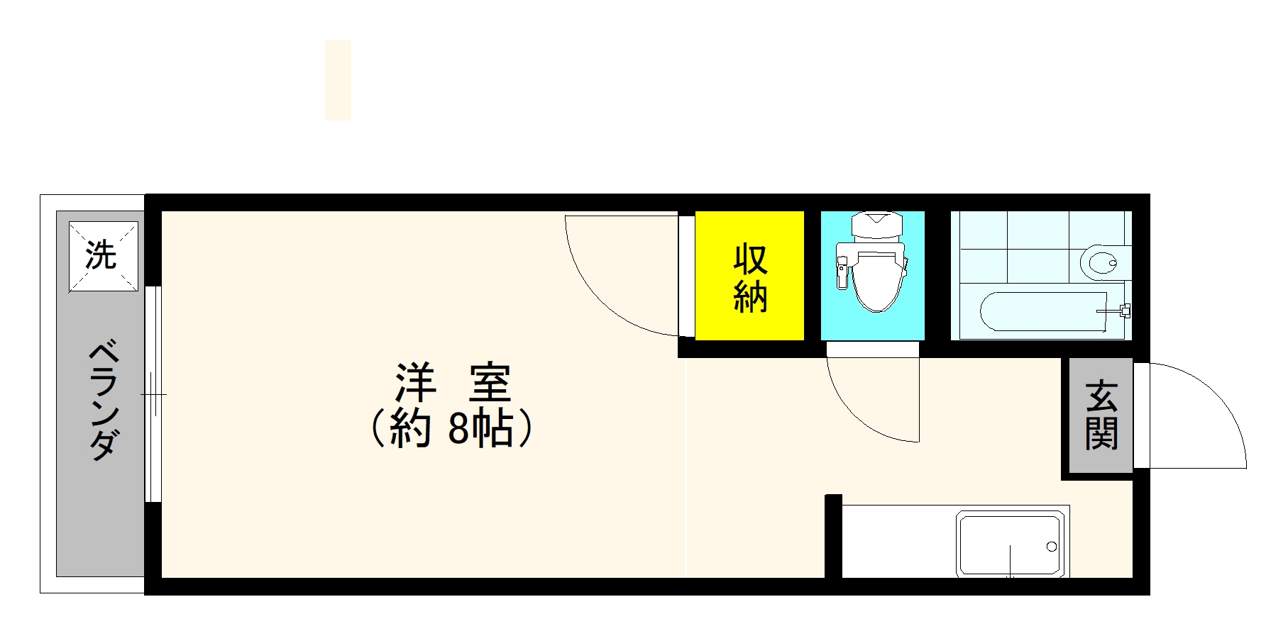 第7セントラルハイツ西鹿児島の間取り