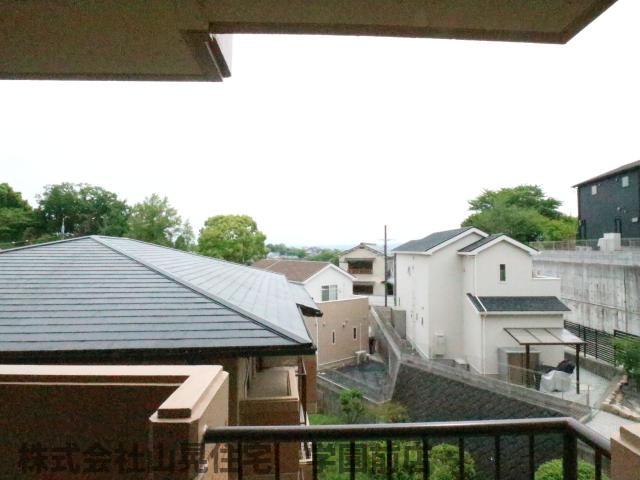 【奈良市あやめ池北のマンションの眺望】