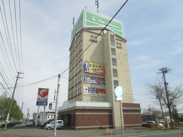 札幌市北区東茨戸一条のマンションの建物外観