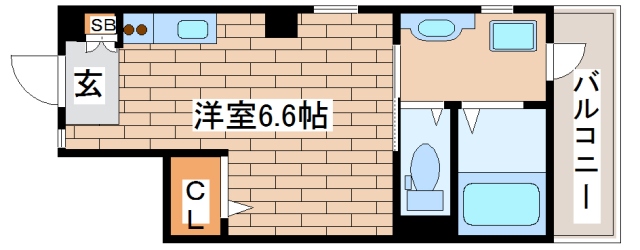 神戸市中央区南本町通のマンションの間取り