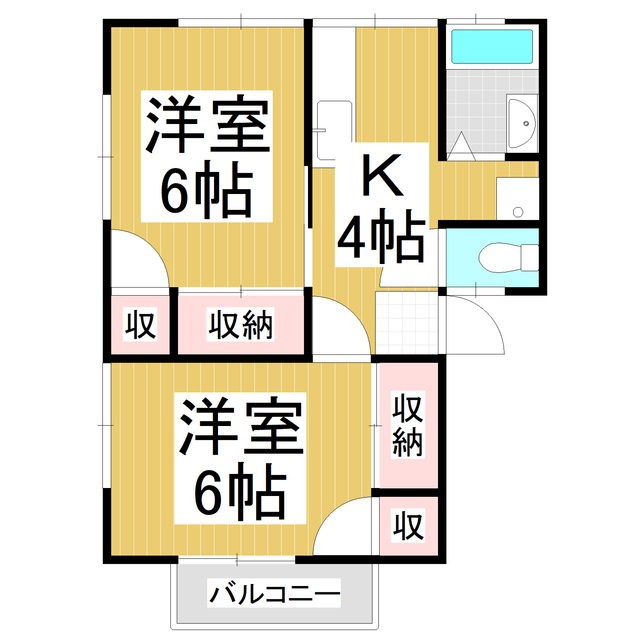 徳永ハイツの間取り