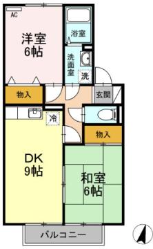 【ドエル栗原の間取り】