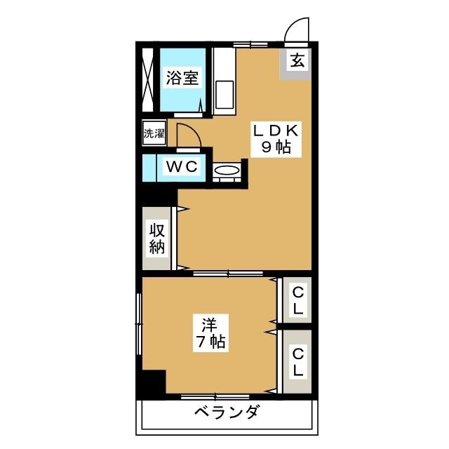 千人町スカイマンションの間取り