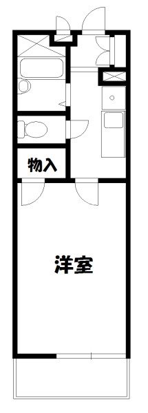 レオパレス東山山麓の間取り