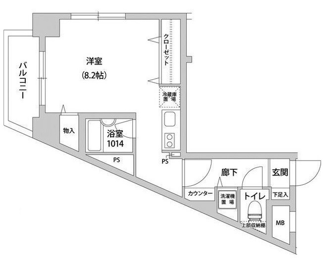 東京都練馬区下石神井４（マンション）の賃貸物件の間取り