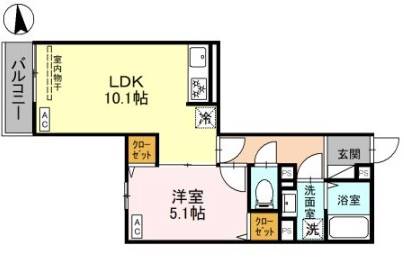 グラナーデ東新町の間取り