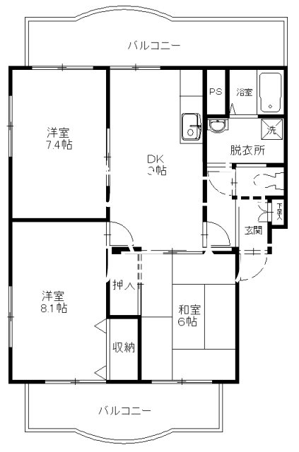 メイプル・オーニシの間取り