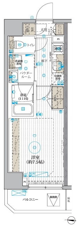 アルコバレーノ川崎大師の間取り