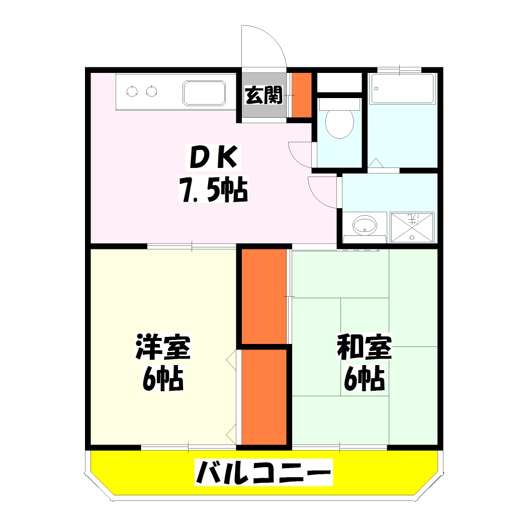 サンハイムの間取り